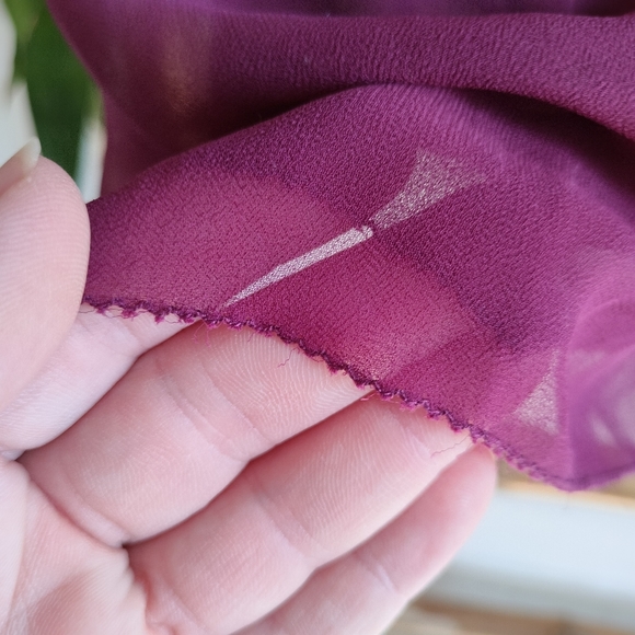 Sequin Flowy Magenta Top - Picture 13 of 16